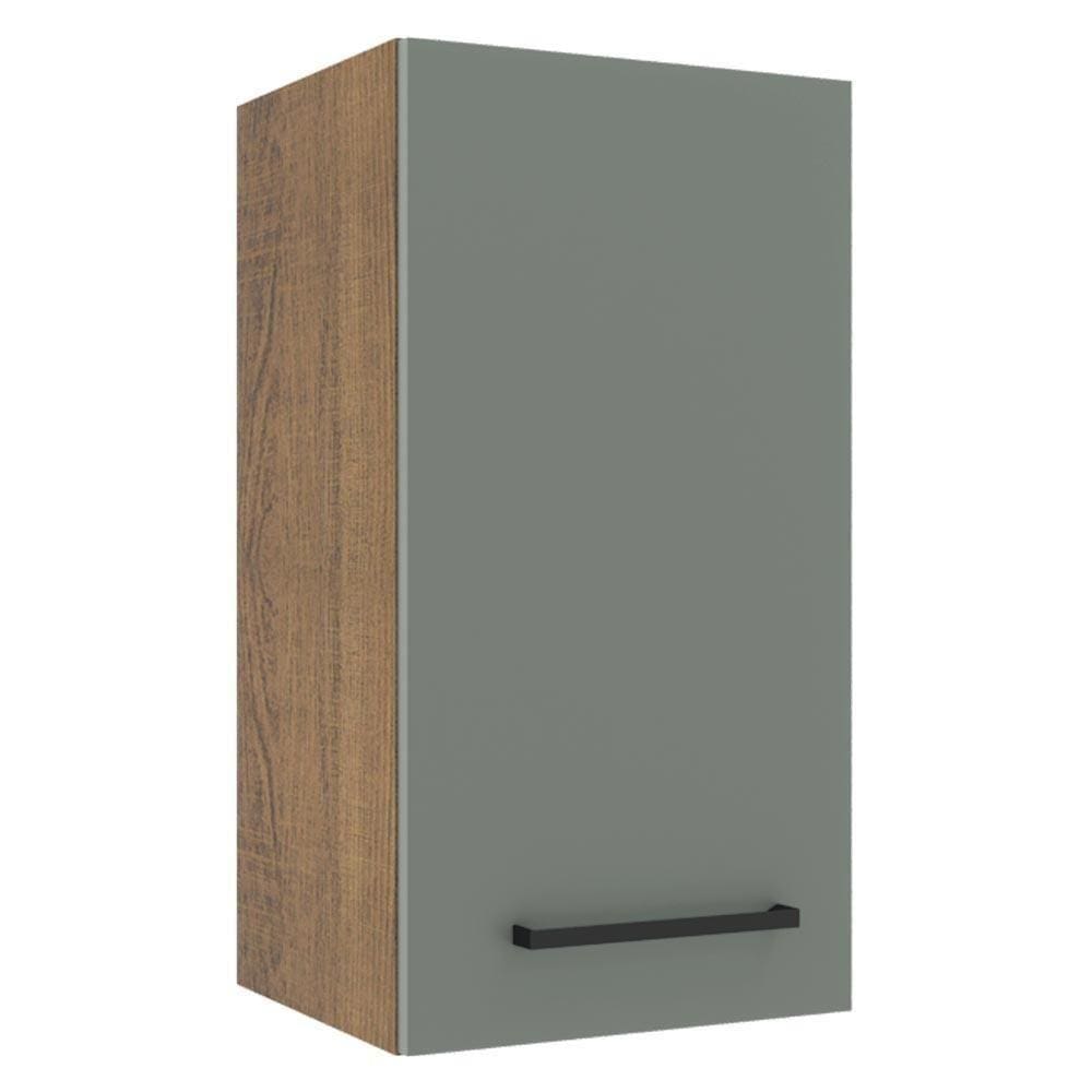 Armário Aéreo Madesa Agata 35 Cm 1 Porta cinza