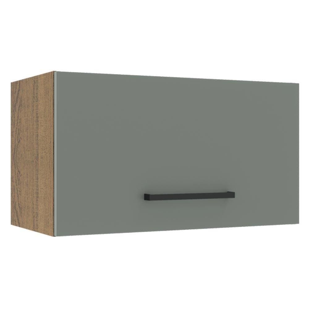Armário Aéreo Agata 60 Cm Rustic/Cinza Madesa