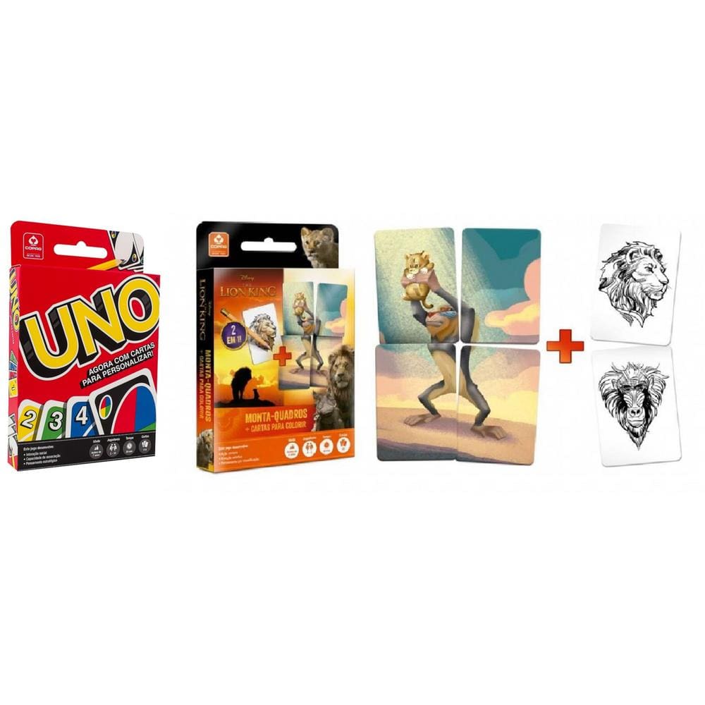 Jogo De Cartas, Mattel, Uno, Dos, Lata, GFY52, Multicolor 