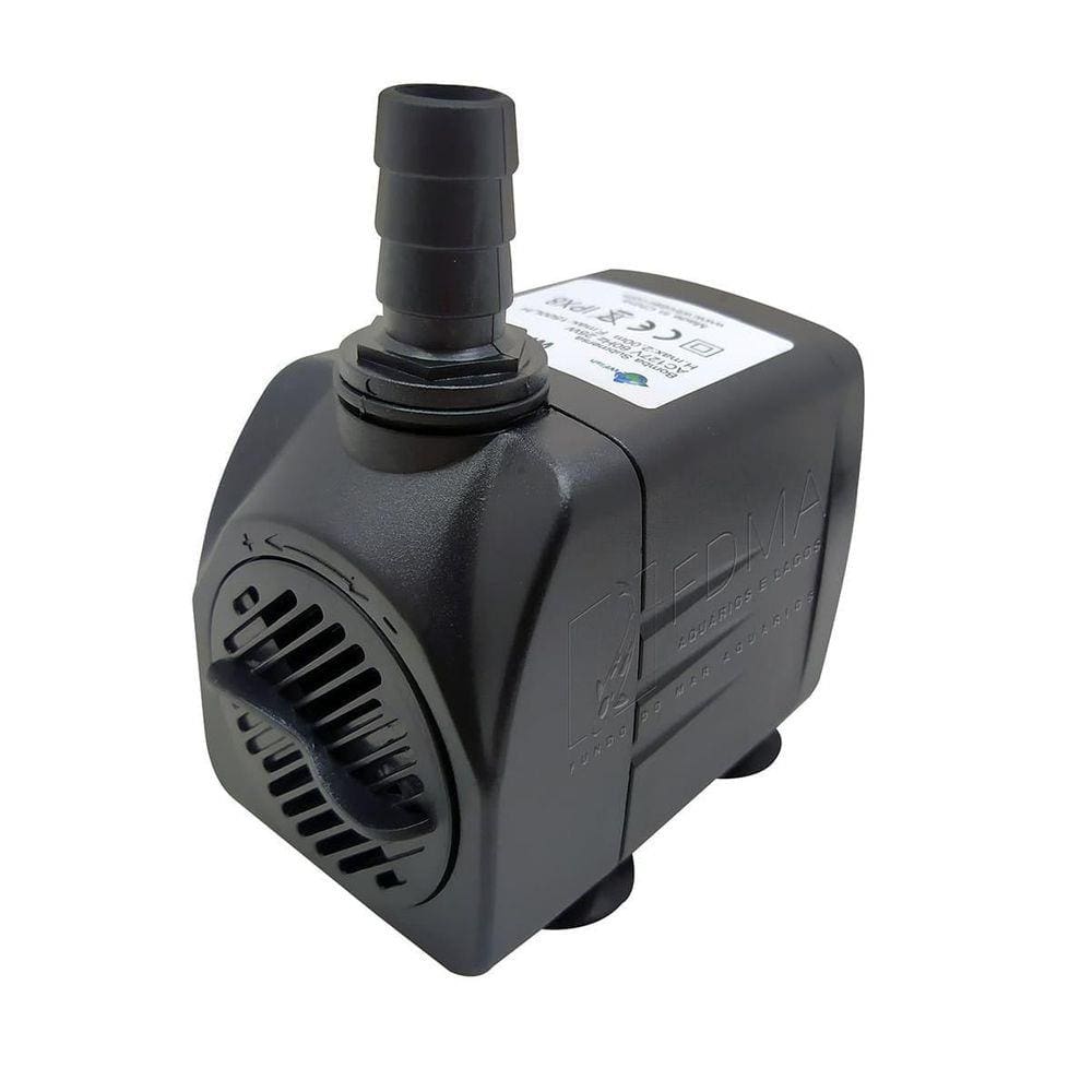 Bomba Submersa Wfish Wf 1500 Para Aquários E Fontes 1500L/H