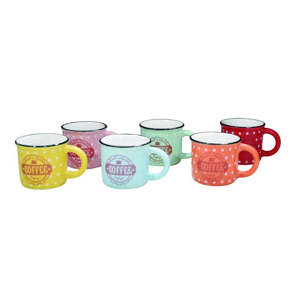 Jogo de Canecas Coffee 85 ML Class Home