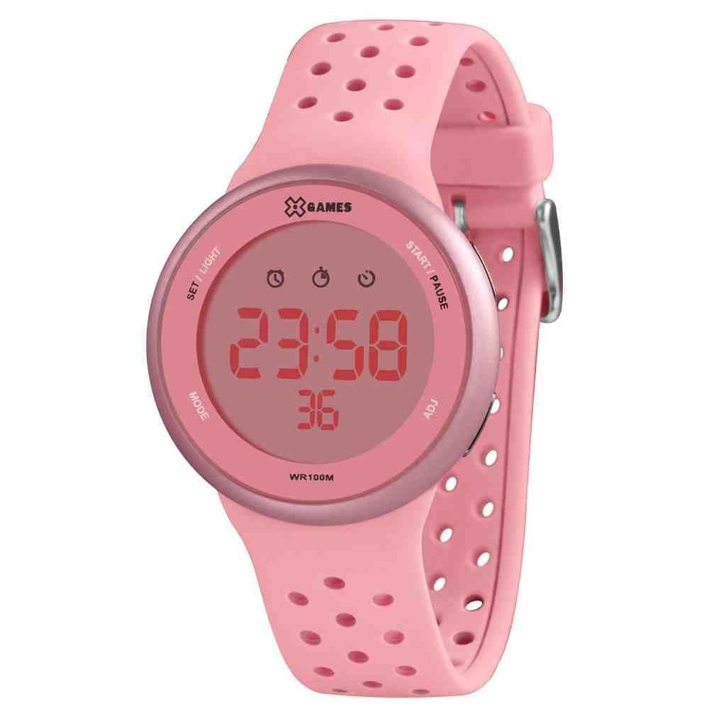 Relogio X-Games Feminino Rosa Xfppd095 Bxrx