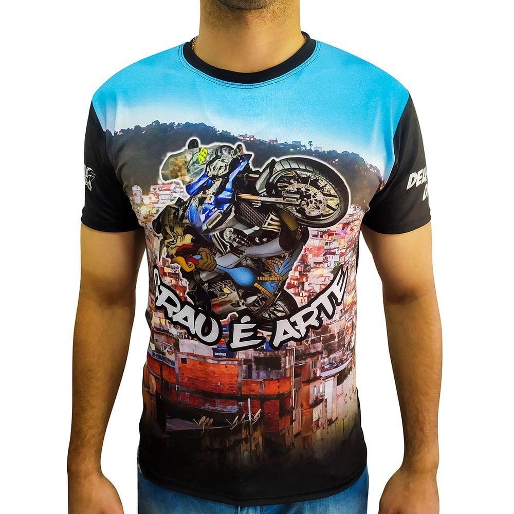 Camisa Grau Quebrada Favela Motos 244 Não É Crime