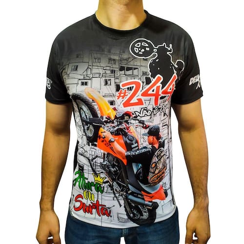 Camisa/camiseta Motos 244 Não É Crime - Grau Não É Crime