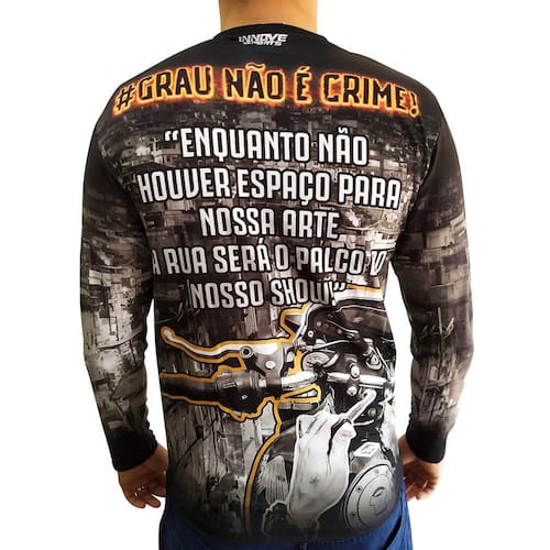 Camisa/camiseta Motos 244 Não É Crime - Grau Não É Crime