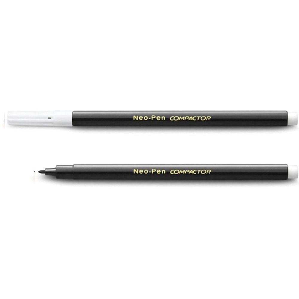 Kit 12 Canetas Hidrográfica Neo-Pen Gigante Preta