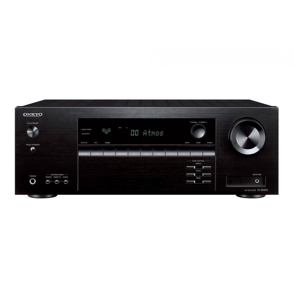 ONKYO オンキョー TX-SR393 AVアンプ Onkyo TX-SR393 Receiver 5.2 canais 4K | Extra