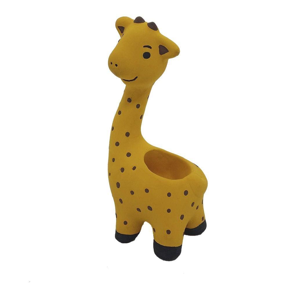 Cachepô Para Cactos E Suculentas Girafa 17X7Cm