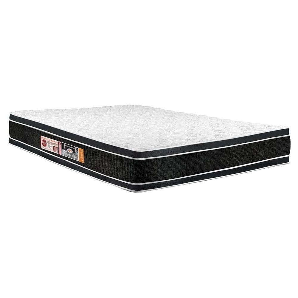 Colchão Castor D33 Black/White Double Face Casal 138