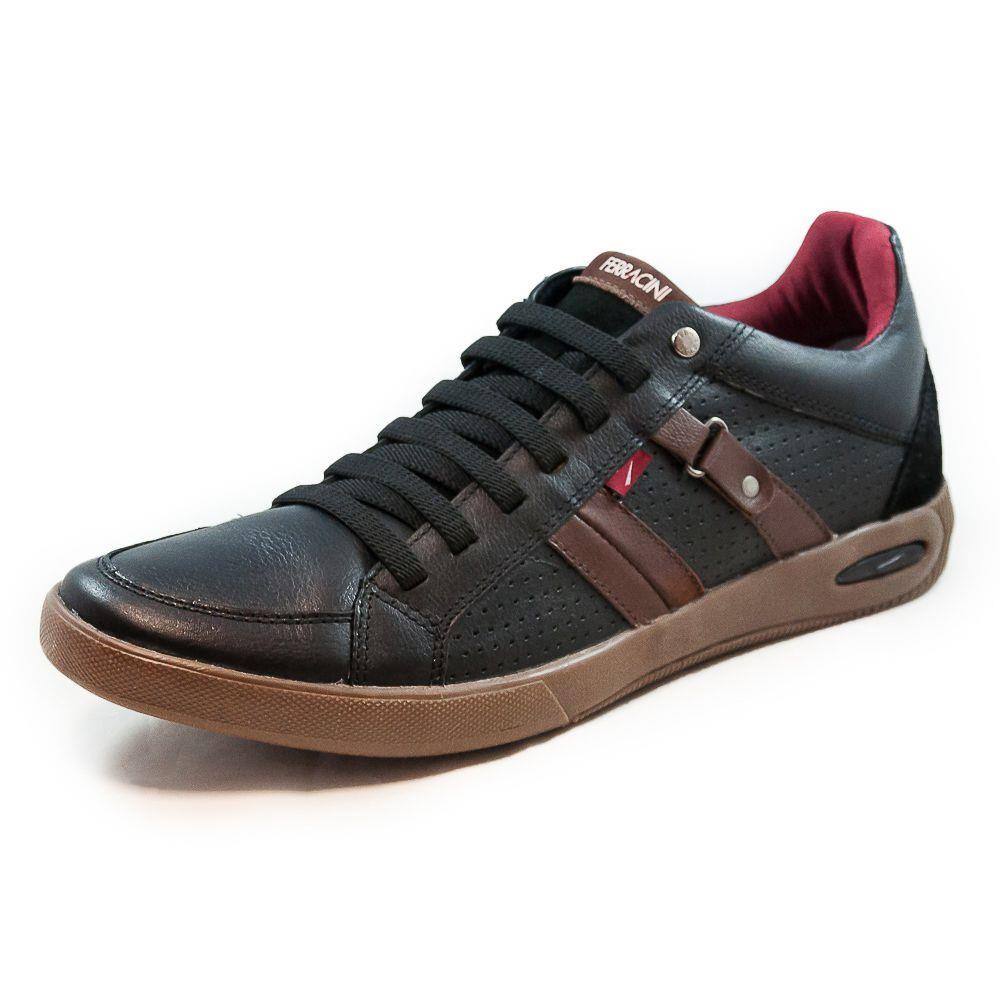 Sapatenis masculino ref 8569 preto fratelli outlet | Extra