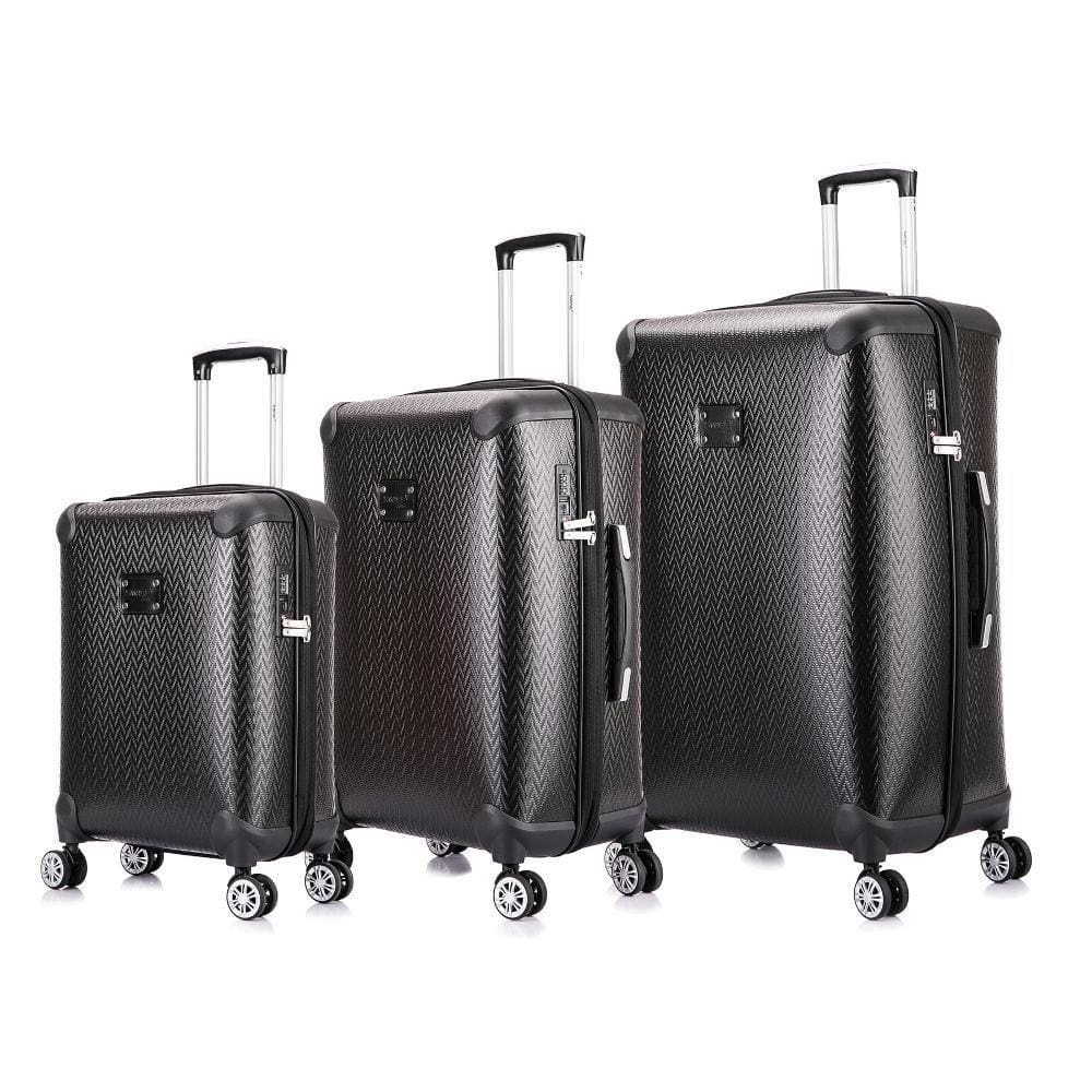 Conjunto malas de viagem Madri P, M e G Swiss Move Preta