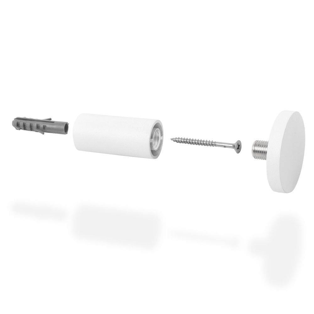 Pendurador Gancho Multiuso Branco 3Cm