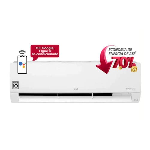 Ar Condicionado Split LG Voice 18000 BTU Quente/Frio Dual Inverter S4UW18KL31B.EB2GAMZ Menor preço em Ar Condicionado Split LG Voice 18000 BTU Quente/Frio Dual Inverter S4UW18KL31B.EB2GAMZ
