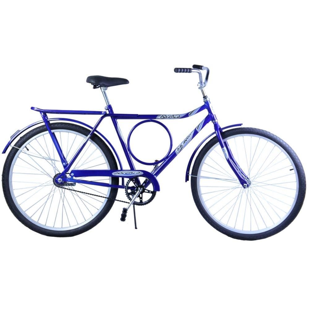 Bicicleta Samy Barra Forte Aro 26 Rígida 6 Marchas - Azul