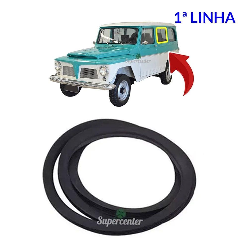 Borracha Janela Lateral Fixa Ford Rural Willys Jeep