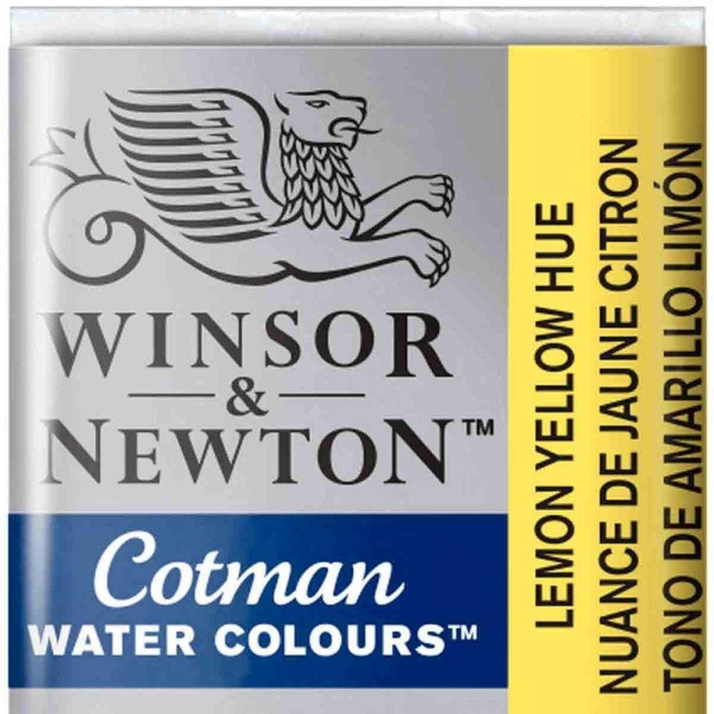 Aquarela Cotman W&N Pastilha 346 Lemon Yellow Hue