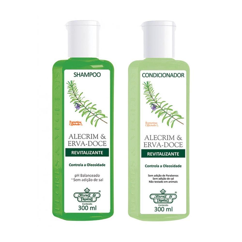 Shampoo+condicionador Flores&Vegetais Alecrim E Erva Doce