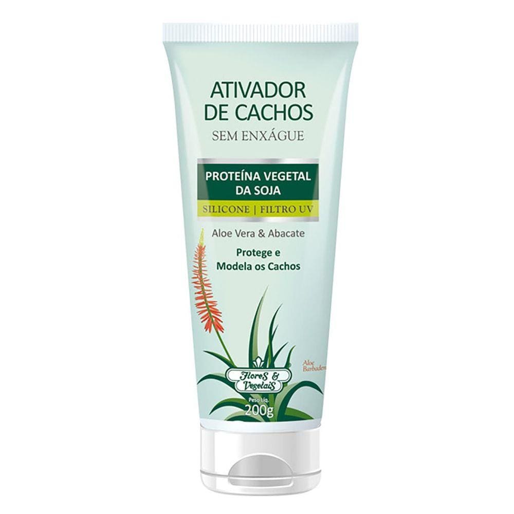 Ativador de Cachos Sem Enxague Flores e Vegetais - 200g