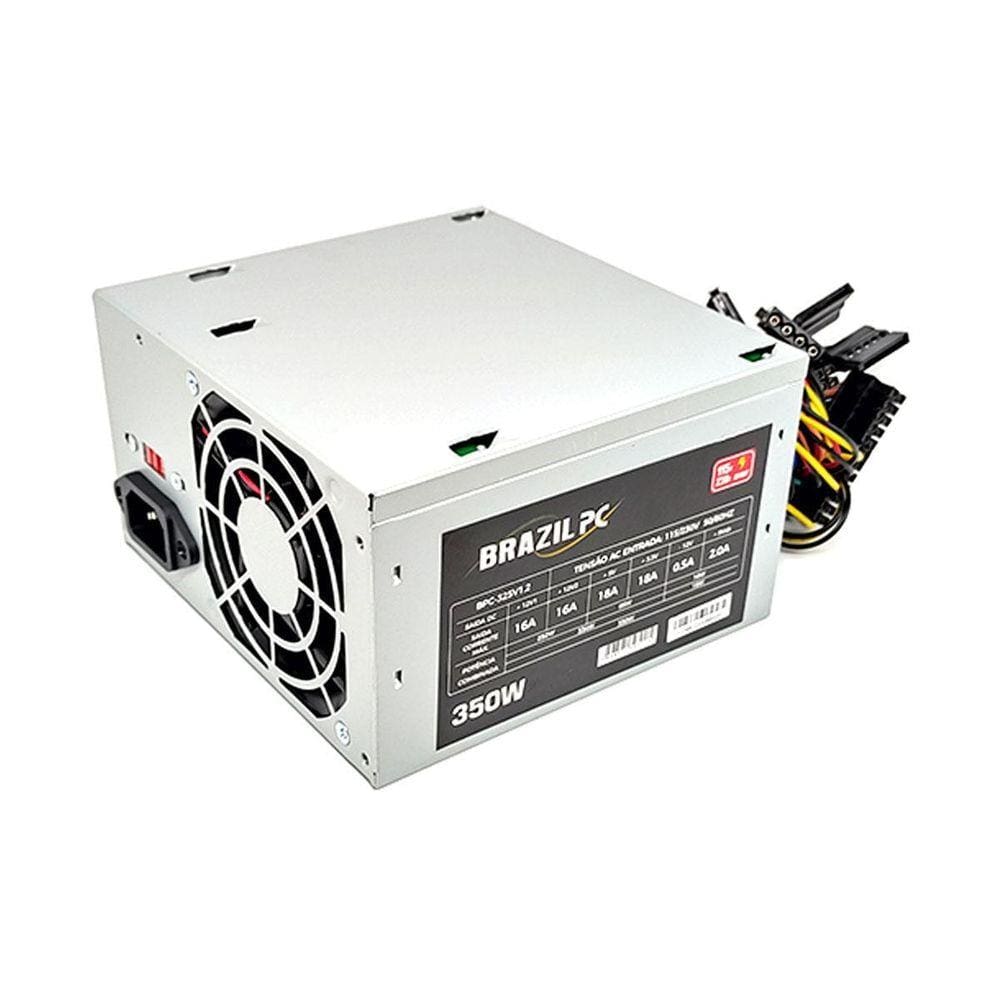 Fonte Brazil Pc Bpc325V1.2 350W Real Bivolt Manual Oem