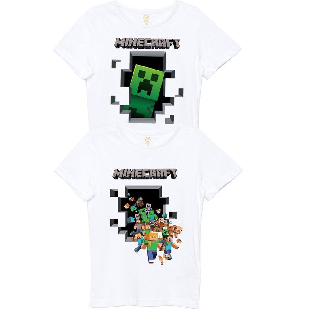 6-14Y Pijamas Para Meninos Das Meninas Do Bebê Crianças Conjuntos De Roupas  Adolescentes Minecraft Pijama
