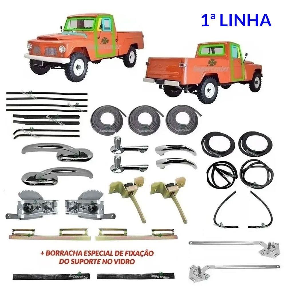 Kit Restauração Maçaneta Fechadura Porta Borracha F-75 F75