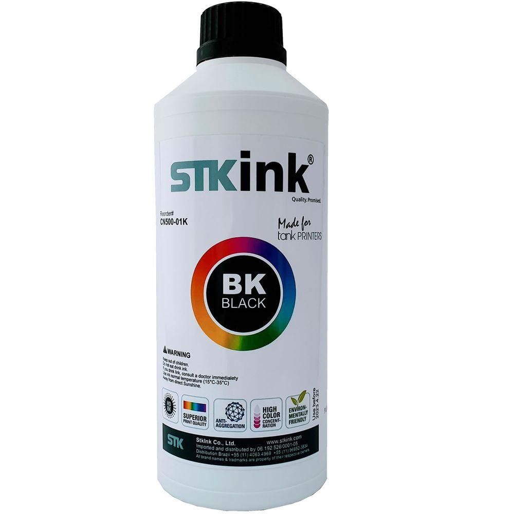 Tinta STK GL190 G1100 G1110 G2100 G2110 G3100 G3102 G3110 G3111 G4100 G4110 G4111 G1800 G1900 para Maxx Canon - 1 Litro
