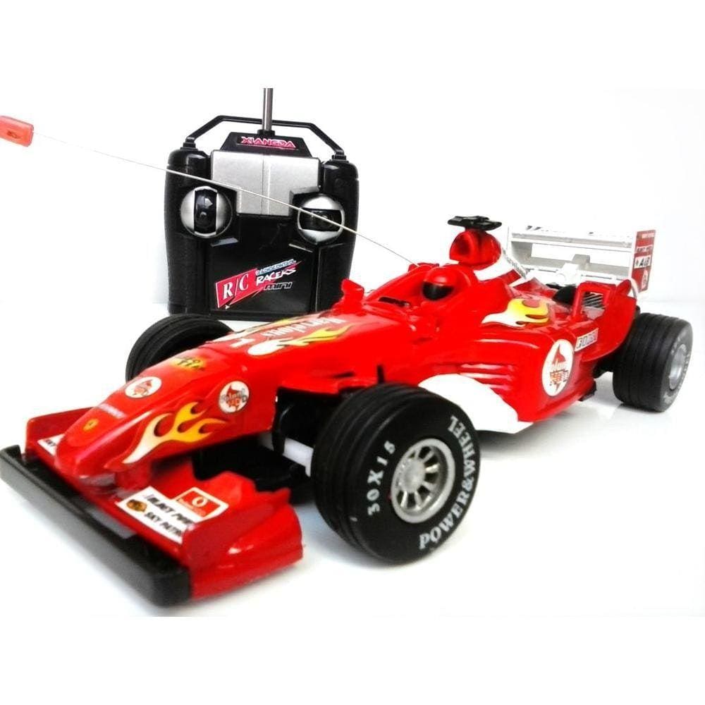 Carro Controle Remoto 7 Funções Corrida F1 Com Fumaça