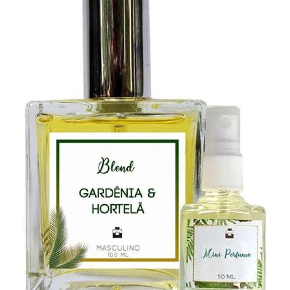 Perfume Gardênia & Hortelã 100Ml Masculino + Presente