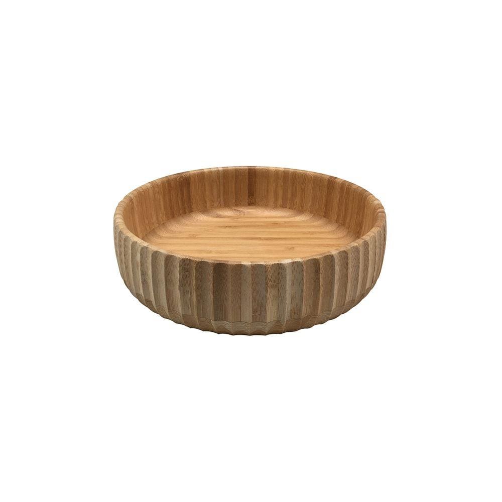 Bowl Canelado De Bambu Grande (22Cm) - Oikos