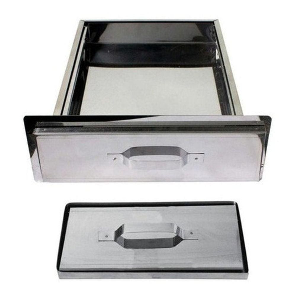Gaveta Cinzeiro P/ Churrasqueira 100% Inox +tampa Refratária