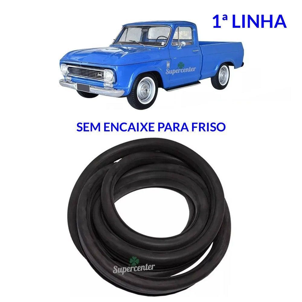 Borracha Parabrisa S/ Friso A10 C10 D10 A14 C14 D14 Veraneio