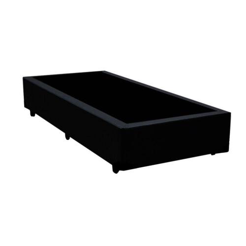 Base Box Solteiro Santo Box Sintético Preto 40x88x188 Menor preço em Base Box Solteiro Santo Box Sintético Preto 40x88x188
