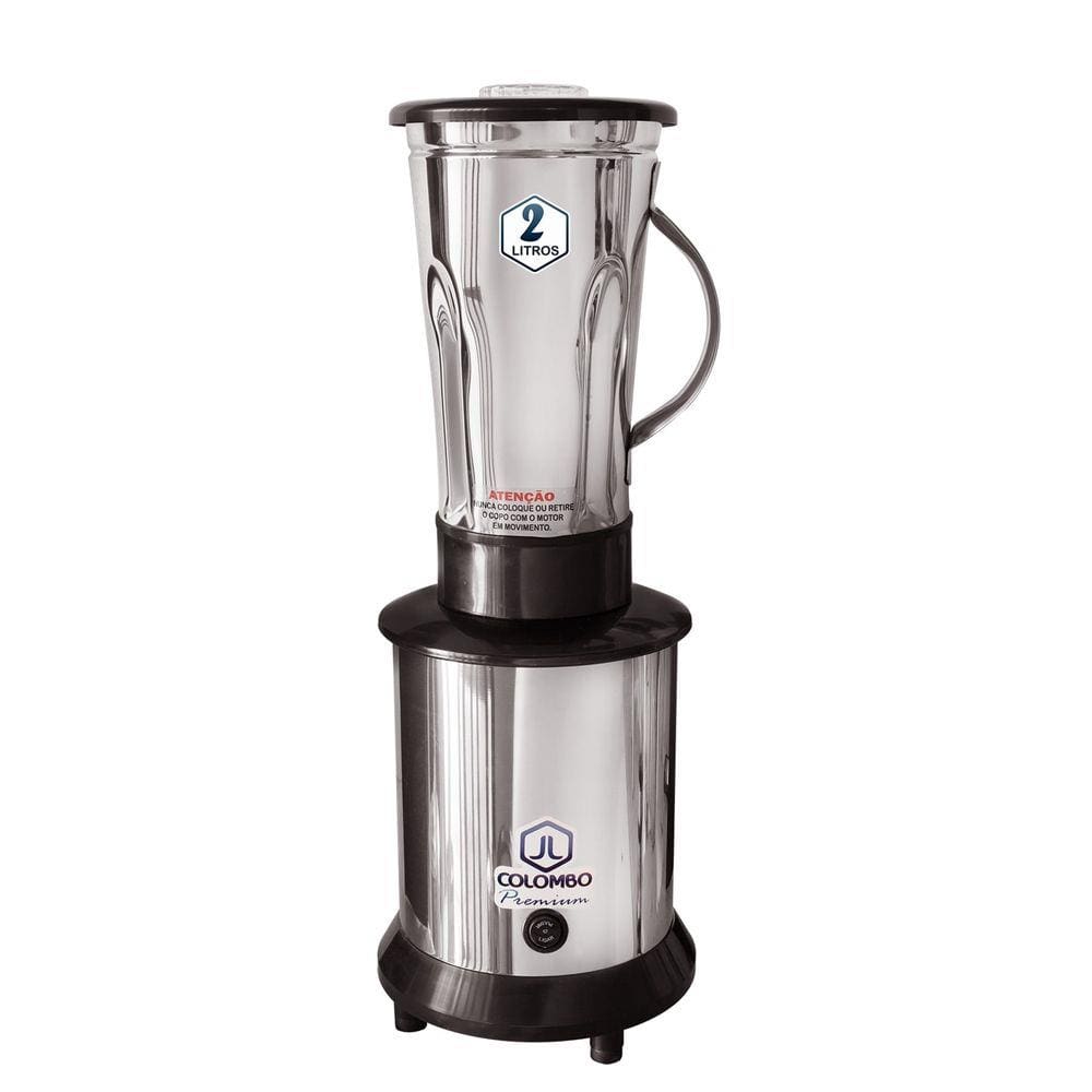 Liquidificador Industrial Alta Rotação Inox 127v 2L - JL Colombo