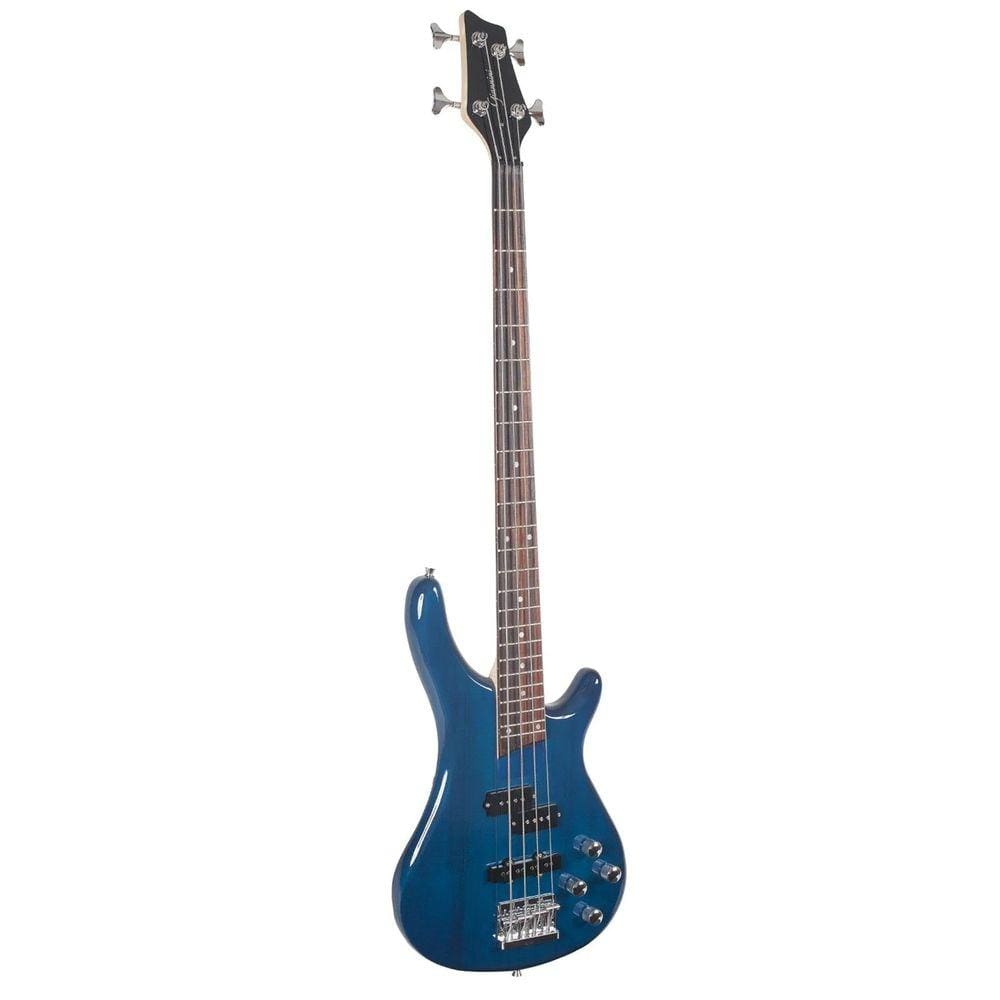 Contra Baixo 4 Cordas Giannini Gb200a Ativo Transparent Blue