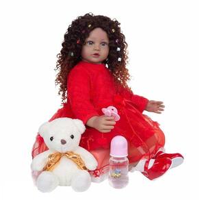 Bebê Reborn Boneca Silicone Renascer Baby Doll Princes 60cm