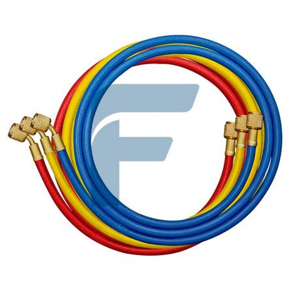 Jogo de 3 Mangueiras para Manifold EOS 1,5m R410 a 5/16 e 1/4 Fêmea C151395 C151395