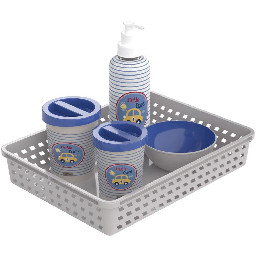 Produto para Bebe Decorado Carrinhos KIT Higiene