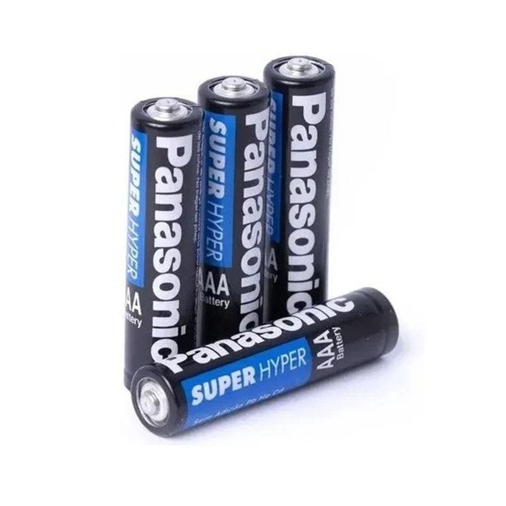 Kit 4 Pilhas Panasonic AAA