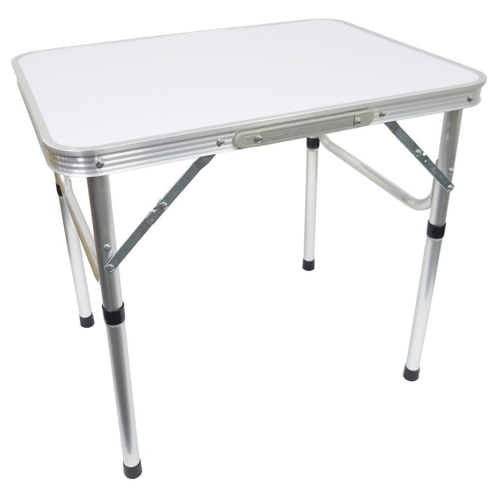 Mesa de Camping Praia Dobrável 60x45 em Alumínio e Vira Maleta Importway IWMCD-6045