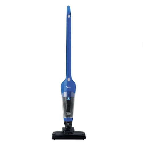 Aspirador de Pó Midea Vertical 2 em 1 Sem Fio Ágil VSB15B Preto/Azul Bivolt Menor preço em Aspirador de Pó Midea Vertical 2 em 1 Sem Fio Ágil VSB15B Preto/Azul Bivolt