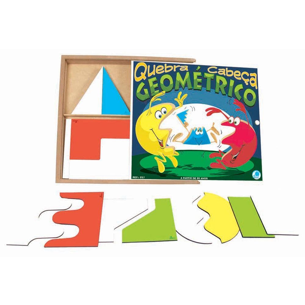 Quebra-Cabeça Infantil Geométrico