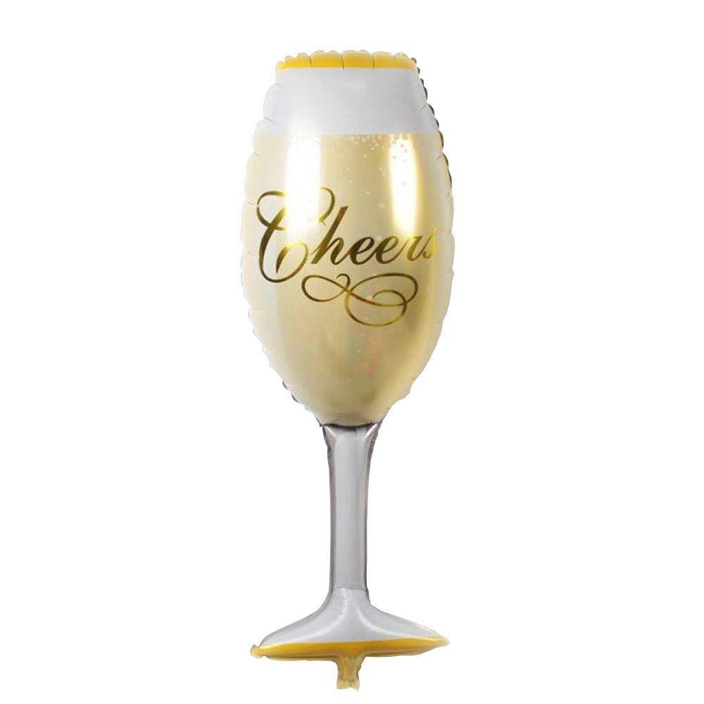 Balão Metalizado Taça Cheers - 99cm x 41cm
