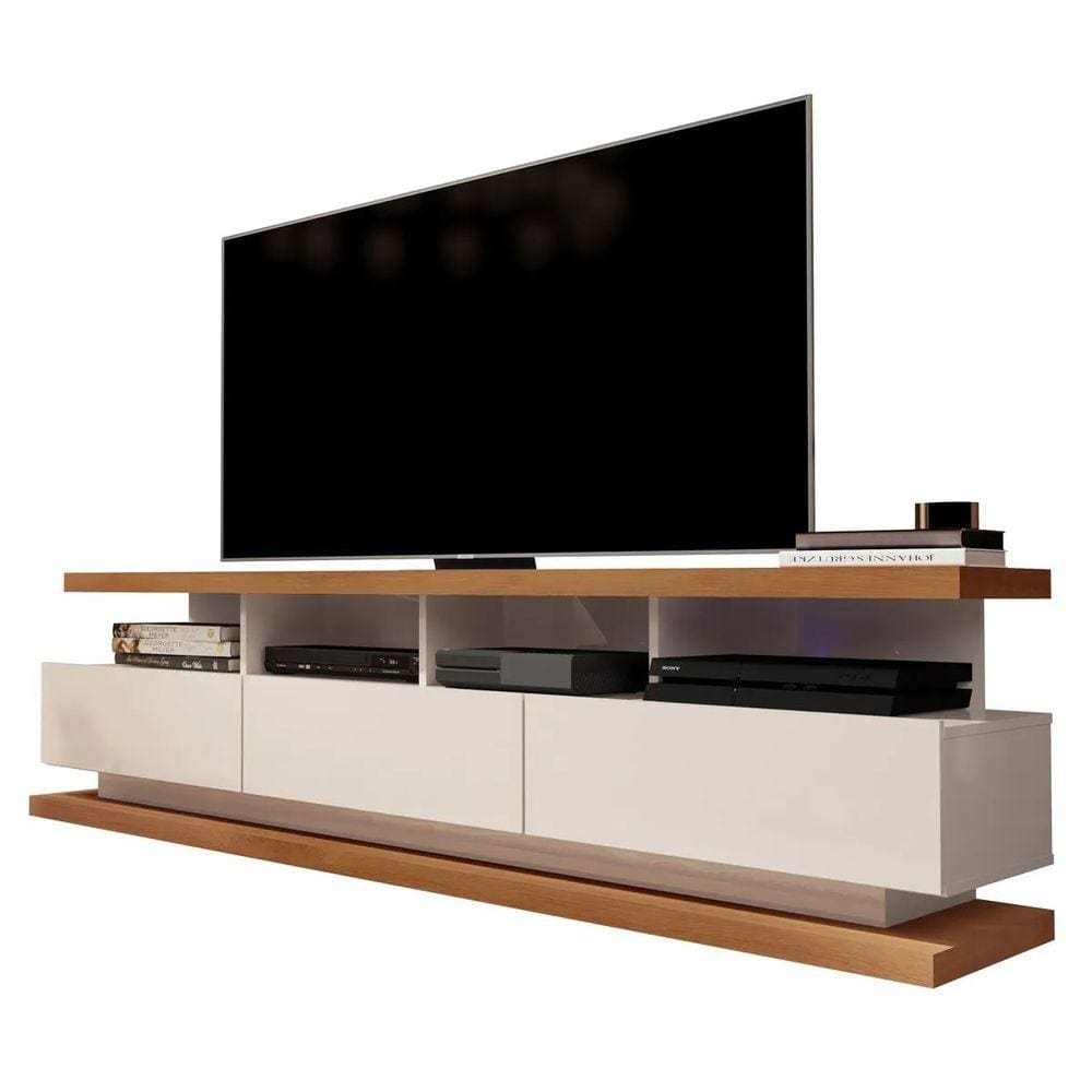 Rack Para TV Até 75 Polegadas Vivare Freijo Off White
