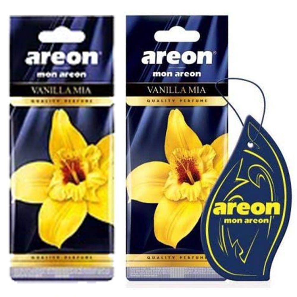 2 Perfume Pra Carro Cheirinho Aromatizador Areon Vanilla Mia