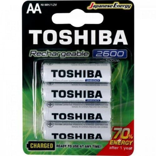 imagem-Pilha Recarregável AA 1,2V 2600mAh TNH6GAE Cartela 4 Un