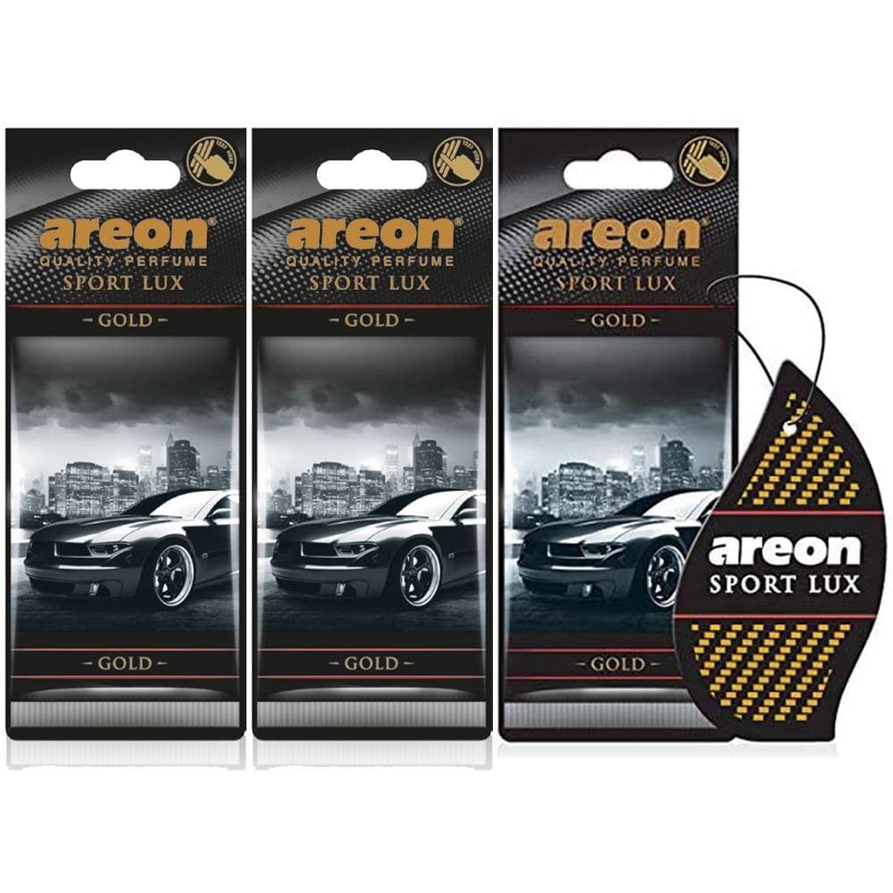 3 Perfumes Pra Carro Cheirinho Areon Sport Lux Gold
