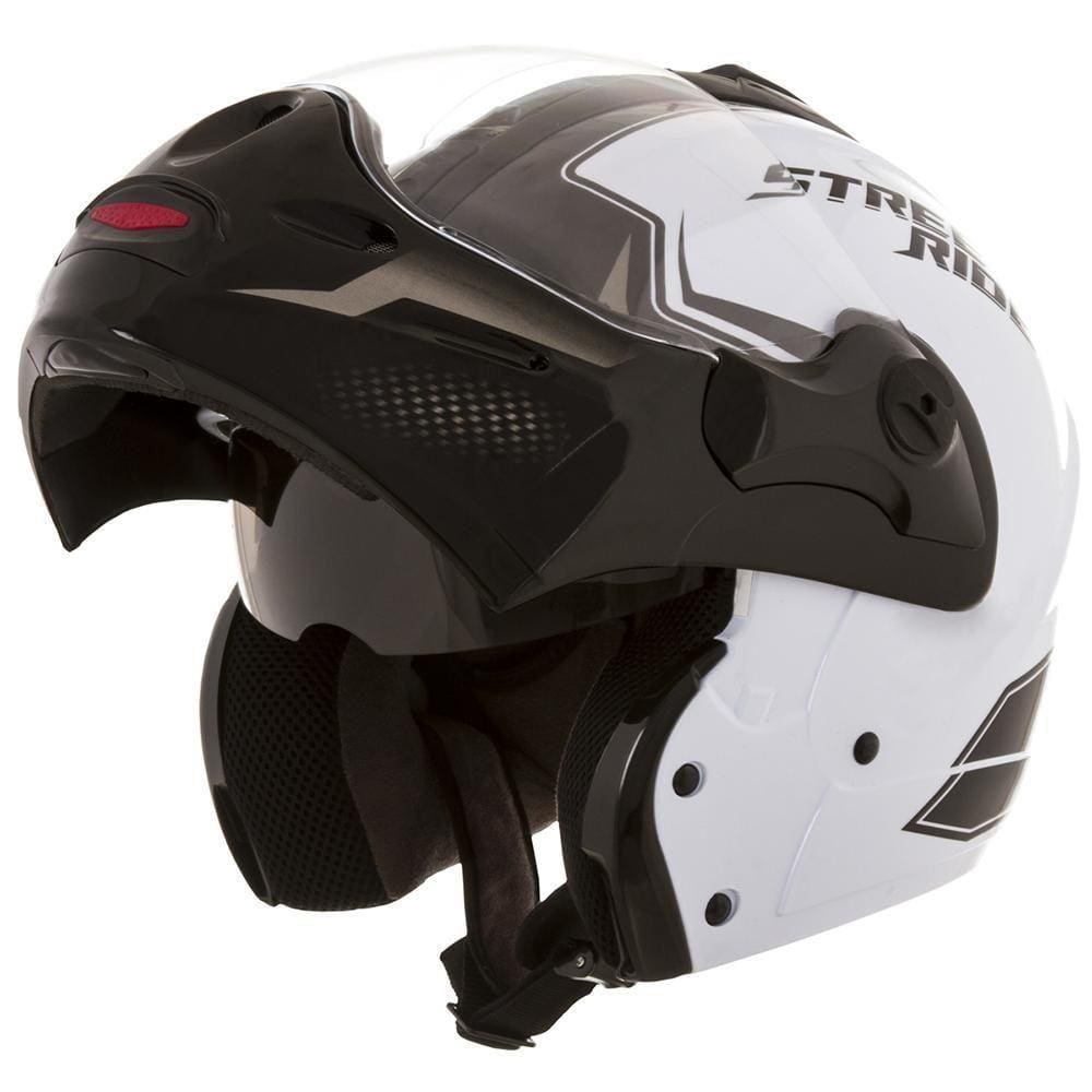 Capacete Robocop Mixs Street Rider Óculos Escamoteável Moto