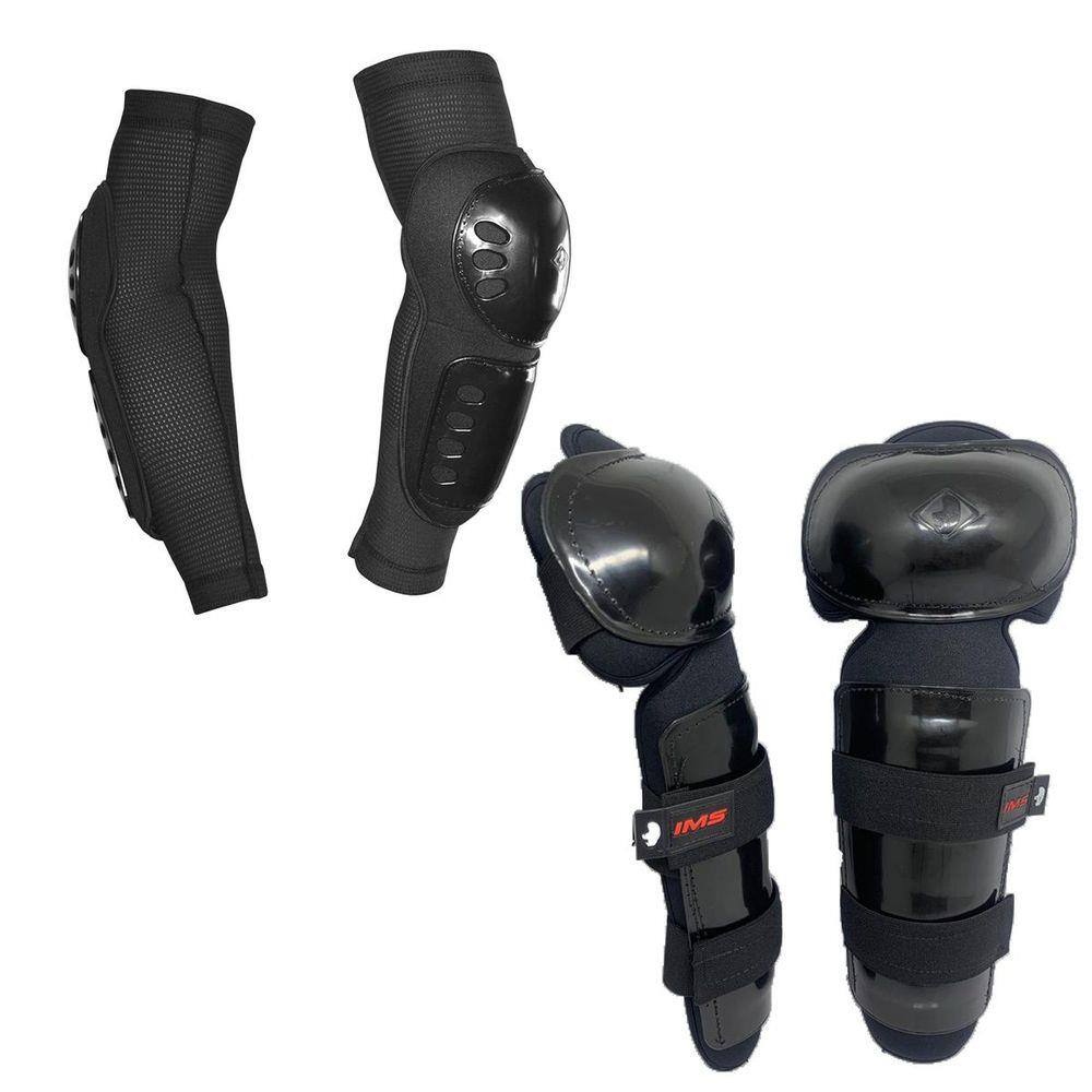Protetor Ims Joelho E Cotovelo Joelheira Cotoveleira Mx Protector