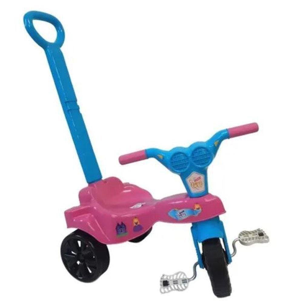 Triciclo Motoca Infantil Princesa Judy Com Haste Tchuco Samba Toys