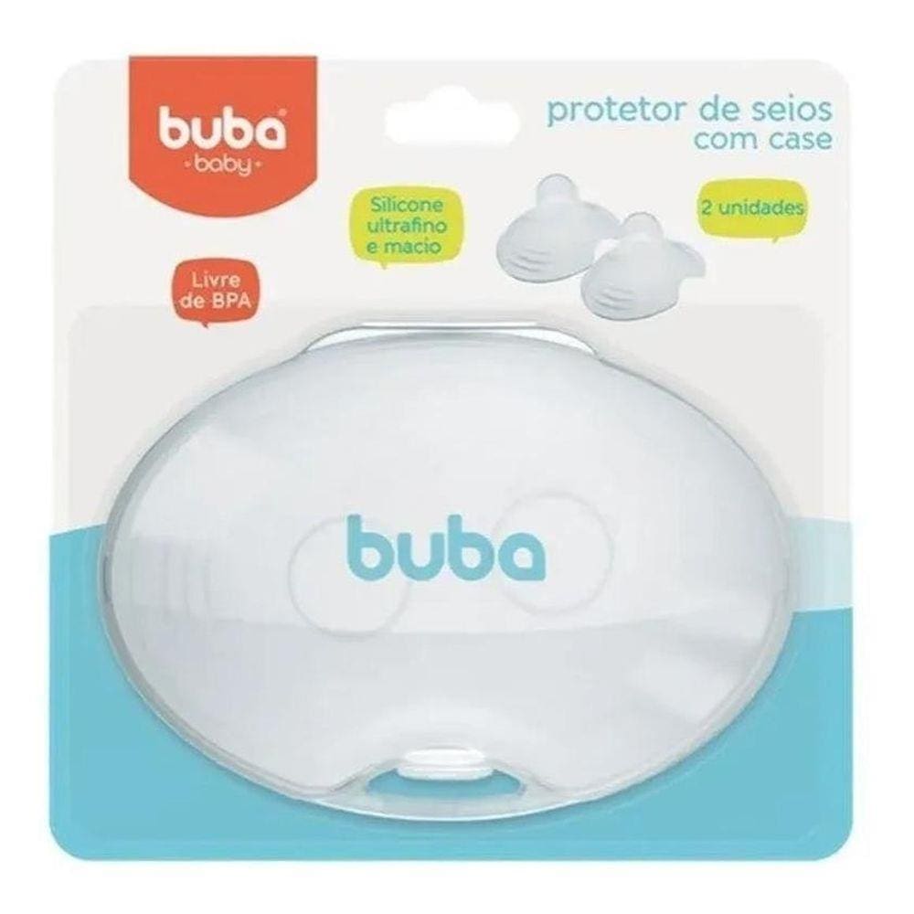 Protetor De Silicone Para Seios Com Case Amamentação Kit 2